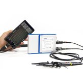 Virtual Digital Handheld Oscilloscope can connect Android&PC 2 Channel Bandwidth 20Mhz/50Mhz Sampling Data 50M/1G