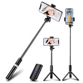 All In 1 bluetooth Wireless Remote Control Tripod Portable Shockproof Selfie Stick For IOS Android Smart Phone
