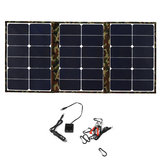 110W 18V faltbares Sunpower Solarpanel Ladegerät Solar Power Bank USB Camouflage Rucksack für Camping Wandern