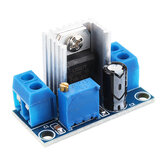 Módulo reductor de voltaje regulable del convertidor LM317 DC-DC Buck Regulador lineal de voltaje Placa de suministro de energía