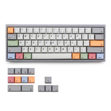 KBDfans 75 Keys Colorful Keycap Set XDA Profile PBT Sublimation Keycaps para teclados Mecânico