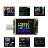 T18-X6 USB Test Cihazı Gerilim Akım Voltmetre Metre HD Renk QC4 + PD3.0 QC2.0 / QC3.0 PPS Hızlı Şarj Protokolü Kapasite Testi