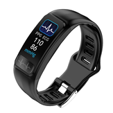 Bakeey P12 ECG+PPG Blood Pressure O2 Report Message Call Vibration Weather Display Smart Watch Band