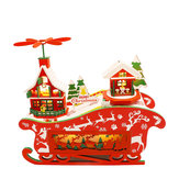 Hongda M908 Фантазийная рождественская ночь Домик в форме свинки-копилки для самостоятельной сборки с музыкой и светодиодным освещением