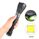 XANES® 1909 XHP90 2500 Lumens 3 Modes Zoomable USB Rechargeable Flashlight