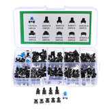 Kit assortiment de 180 interrupteurs tactiles miniatures momentanés de 10 valeurs pour bricolage