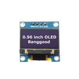 عشرة قطع بيضاء 0.96 بوصة OLED I2C IIC شاشة اتصال 128*64 وحدة عرض سائلة بلوحة للتحكم