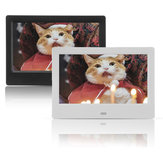 Porta-retrato digital HD de 7 polegadas 16: 9 com suporte para álbuns, decoração para casa e controle remoto