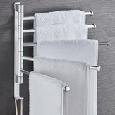 Swivel Towel Rack Wall Mounted Heavy Duty Towel Shelf Towel Holder for Bathroom
