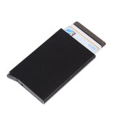 TW2717 Portatarjetas de visita antidesmagnetización portátil, caja de almacenamiento de tarjetas de crédito y de identificación de negocios de aleación de aluminio