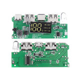 Dual USB 5V 2.1A Micro Type-C Ladepanel für DIY Macht Bank 18650 Ladegerät mit LED Überladungs-, Tiefentladungs- und Kurzschlussschutz
