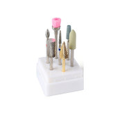 7-teiliges Set Nagelbohrer aus Keramik und Wolframstahl zum Entfernen von Gel und Nagelhaut mit einer elektrischen Nagelfeile