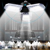 Bombilla de luz LED E26 AC100-270V 100W 12000LM con forma de garaje deformable Lámpara de techo Iluminación para sótanos