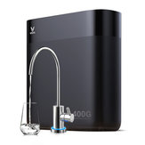 Viomi S2-400G RO Système de filtration d'eau par osmose inverse Réduction TDS Purificateur d'eau de cuisine domestique UV Système de stérilisation Contrôle par application Surveillance de la qualité de l'eau Fontaine à boire directe san