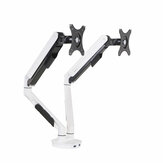LOCTEK Single/ Dual Monitor Bracket Arms Monitor Mount Desktop Computer Stand 360 Degrees Rotating for 17- 32 inch Computer