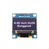 3 szt. Biała wyświetlacz OLED 0.96 cala I2C IIC Communication 128*64 moduł LCD