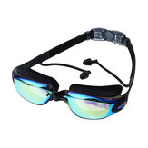 Защитные очки для плавания Затычки для ушей Зажим для носа Коробка для очков Водонепроницаемый и защищенный от тумана УФ-защита и поляризация