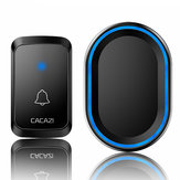CACAZI A80 1 Receiver 1  Transmitter 300M Remote Waterproof US EU UK AU Plug Wireless Smart Digital AC Doorbell