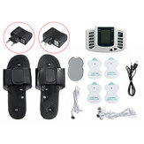 JR-309 Estimulador de músculos masajeador electrónico con pantalla masajeador corporal alivio 4 modos estimulador muscular con almohadillas de electrodo Con zapatos masajeador eléctrico