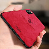 BAKEEY Szarvas Vászon Védőtok Rázkódásálló iPhone 11 Pro Max 6,5 hüvelykes készülékhez