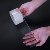 Mágikus ragasztószalag mosható dupla oldalú nanó-gél akrilhabbal átlátszóan