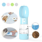 Bouteille d'eau portable pour animaux de compagnie avec bol de boisson intégré sans BPA
