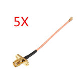 5PCS 7CM Pigtail SMA Female naar u.fl/IPX Connector Adapter Kabel voor Videotransmitters/VTX