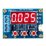 Testador de capacidade de bateria ZB2L3 18650 com carga externa tipo descarga 1.2-12V com dois resistores de 7.5 ohms