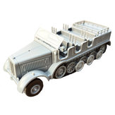 1/72 4D World War II Germany Armored Carrier Military Assembled Model Toys