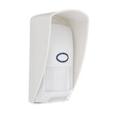 Detector infrarrojo de doble sensor de movimiento infrarrojo resistente al agua 433 inalámbrico para exteriores PIR para sistema de alarma de seguridad doméstica inteligente, compatible con SONOFF RF Puente 433