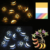 1.65M 3M Mond Sterne LED Feenlichterkette Öllampe Weihnachtsbeleuchtung Ramadan Islam EID Party Dekor