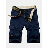 Herren Sommer Big Size Multi Pocket Baumwolle Lässige Cargo Sport Einfarbig Wandern Outdoor Shorts