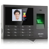 Deli 3765C Máquina de comparecimento ao tempo Prompt de voz Impressora digital de reconhecimento de rosto Telefone sem fio GPS Atendimento Funcionários Leitor de check-in