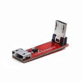 GEPRC 90 graden L-vormige rechte hoek Micro USB-overdrachtsverlengingsmodulekabel vrouwelijk naar mannelijk voor RC Drone