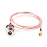 2m N Vrouwelijke Bulkhead naar SMA Mannelijke Plug RG316 Pigtail Kabel RF Coaxiale Kabels Verbindingskabel