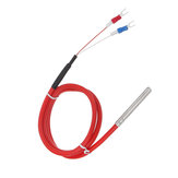 -50~300°C PT100 Temperature Sensor Probe 2 Wire Type 3 Wire Type 6*50mm Thermocouple Thermal Resistance with 1m Silicone Cable
