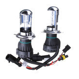 2PCS H4 55W Car HID Xenon Headlights Hi/Lo Bi Beam Headlamp Bulb 3000K-15000K 