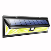 180 LED Solarleuchte mit PIR-Bewegungssensor Außenwandlampe zur Sicherheit