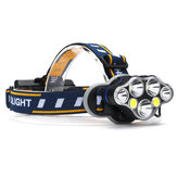 90000LM T6 LED-es fényszóró fényszóró zseblámpa fej zseblámpa újratölthető lámpa sport