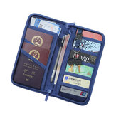 IPRee® Porta-passaporte organizador de cartão de crédito ID Pacote carteira de armazenamento de notas e faturas