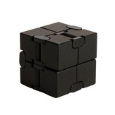 Mini cubo mágico engraçado Infinity em liga de alumínio, brinquedo para aliviar a ansiedade e o estresse para crianças e adultos