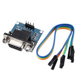 Módulo conversor de comunicação serial RS232 para TTL DC5V MAX3232 MAX232 com cabo Jumper Geekcreit para Arduino - produtos que funcionam com placas oficiais do Arduino