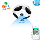BESDER VR306 Câmera Panorâmica Wi-fi 360 ° de Vídeo Sem Fio IP Câmera WiFi 1080P Áudio Bidirecional Cartão SD Slot Mini CCTV CAMER