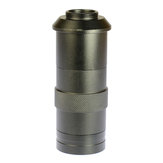 HAYEAR Industry Lens 8X-100X Magnificación Ajustable Lente de Zoom de 25mm C-mount de Vidrio para Cámara de Microscopio de la Industria