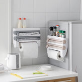 Muhui ABS Keuken met snijden Plastic Wrap opbergrek Papieren handdoeken Handdoekenrek Keuken opbergrek