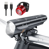 XANES® BLS15 600LM Велосипедная фара USB Зарядка IPX4 Водонепроницаемы Сигнальная лампа 4 режима + 5 режимов Велосипедная задняя фара