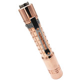 Φακός LED ReyLight Copper/Brass Πεύκο Μίνι Nichia 219B 300lm 4500K R9080 High CRI EDC LED Φακός Μικρού Μεγέθους AAA/10440