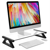 Supporto per monitor Supporto per monitor Supporto per laptop Supporto per scrivania con 4 porte USB per computer laptop iMac MacBook