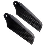 MXK 62mm Carbon Fiber Tail Blade For 450 RC Helicopter