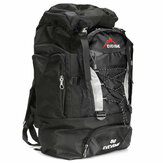 IPRee® 80L Sac à dos étanche unisexe extra large pour équipement de cyclisme, grand sac à dos pour bagages pour le camping, la randonnée, les voyages en plein air